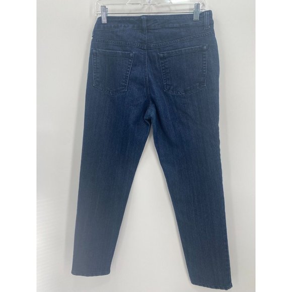 JONES NEW YORK   DARK WASH SOHO ANKLE FIT WOMEN'S JEANS SIZE: 6 - Picture 1 of 3
